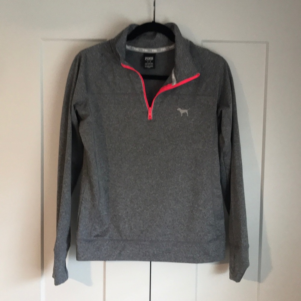 Pink Victoria secret quarter zip